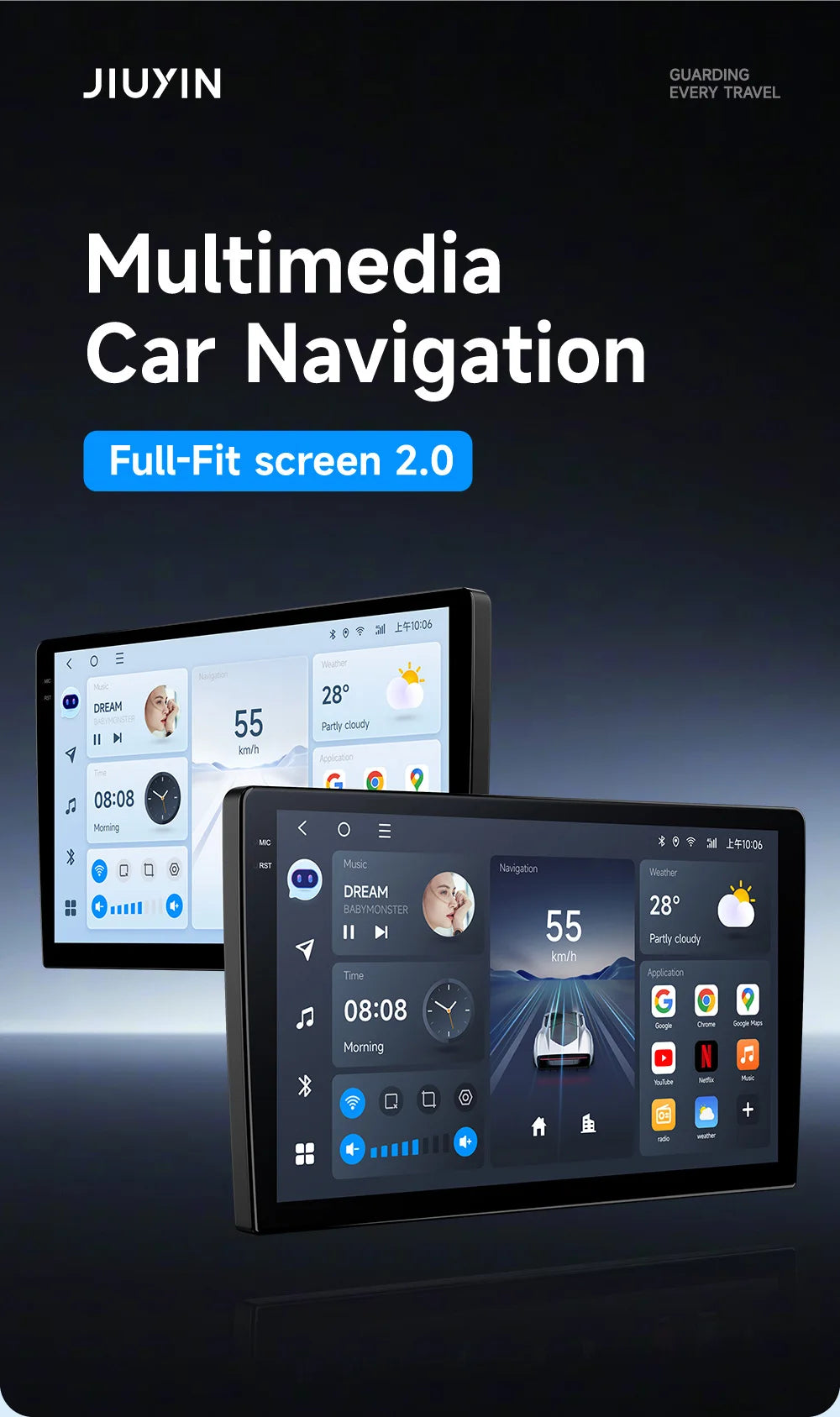 Mercedes W164 Android 14 — CarPlay, 2 Din, GPS