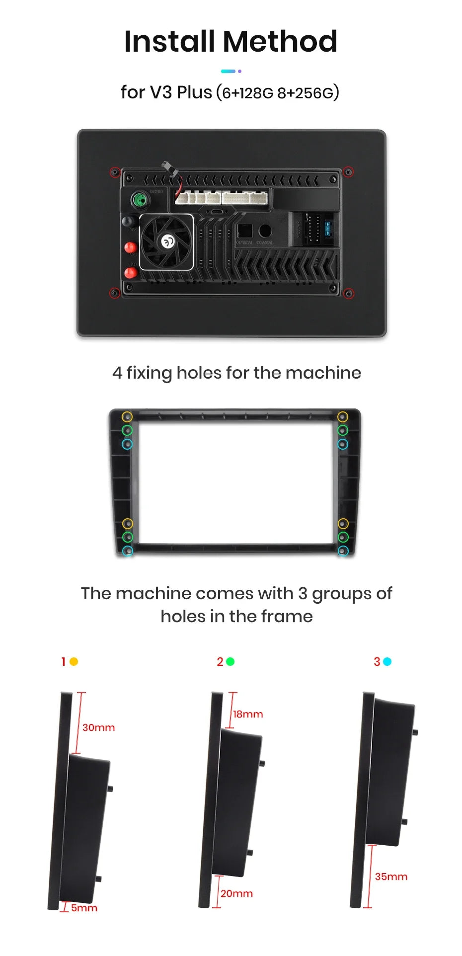 Junsun V3 Plus — 2K, Wireless CarPlay, Android Auto