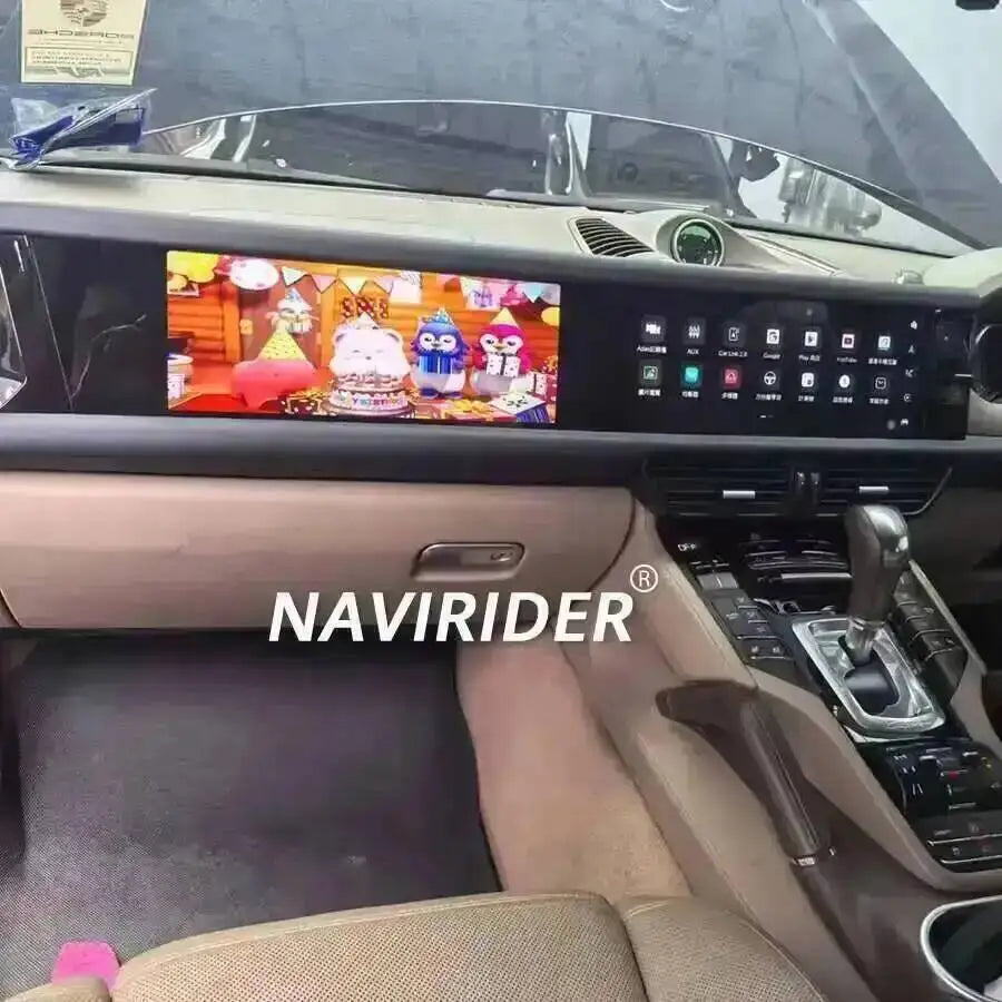Yes 24.6" Dual Screen 256GB Android 15 For Porsche Cayenne 2010-2017 Carplay Radio Android Auto Stereo Multimedia Video Player