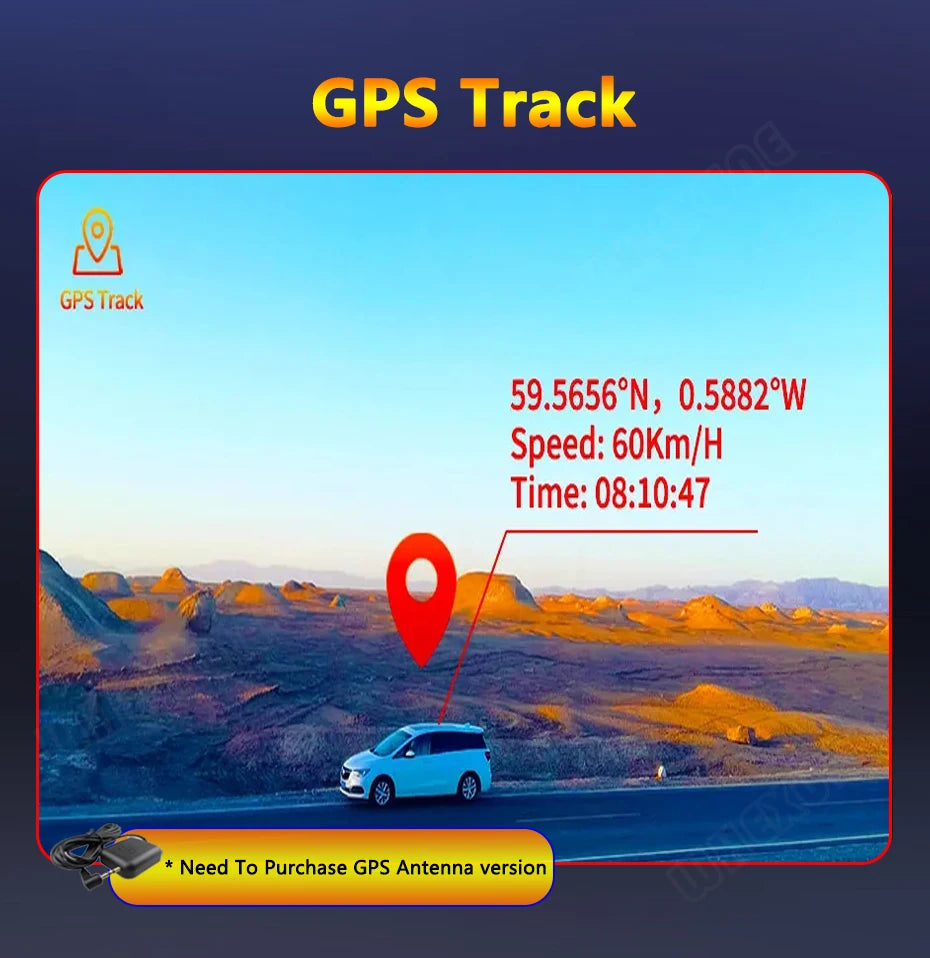 11.3" 4K Dashcam — CarPlay, Voice Control