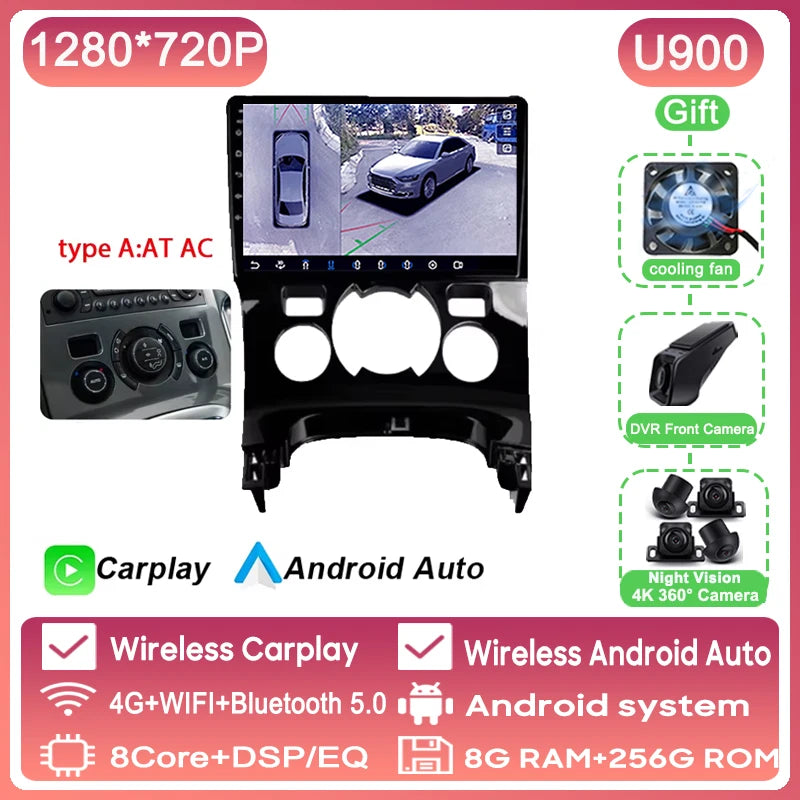 Peugeot 3008/5008 — Android 16, Wireless CarPlay