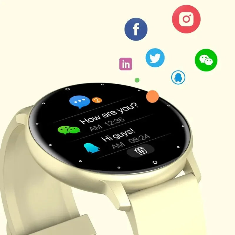 LIGE Smartwatch — IP67, Bluetooth Calling