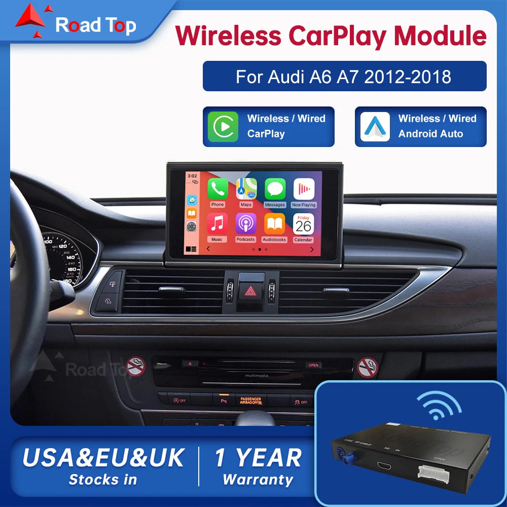 Audi A6/A7 — Wireless CarPlay, AirPlay, MirrorLink