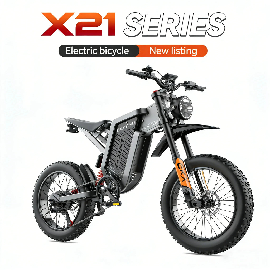 EKXBike X21 Readygo — 2000W, 48V35AH, Fat Tires