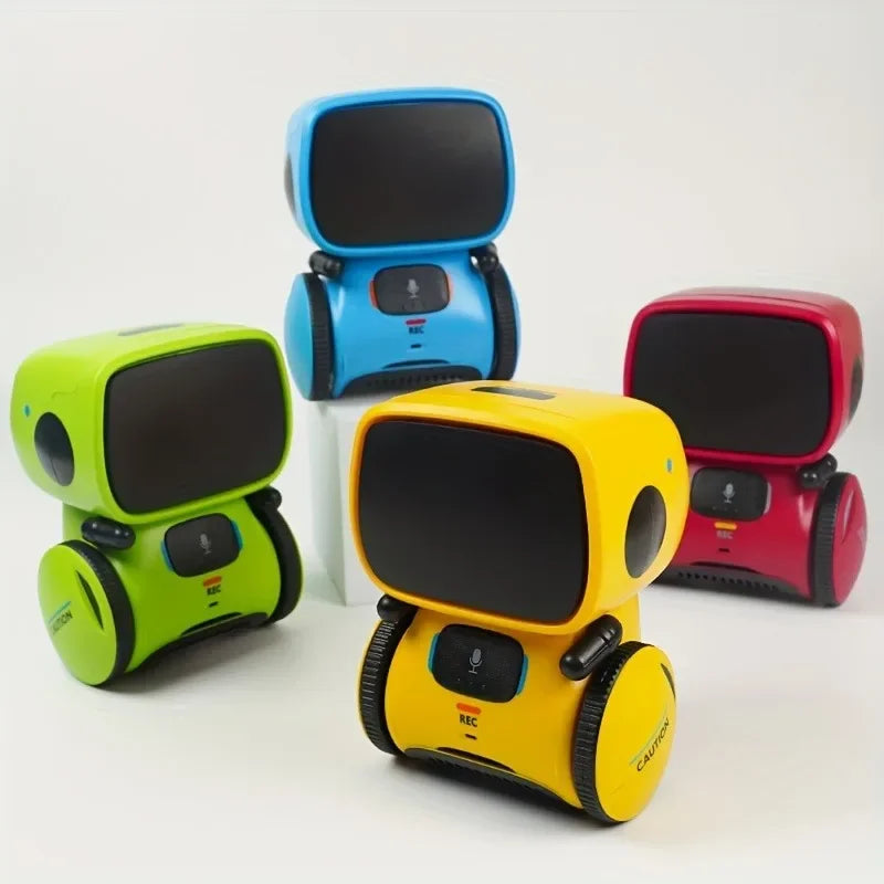 Multiple Languages Smart Voice Interactive Robot Dialogue Touch Mini Robot Recording Voice Changing Children's Toy Christmas