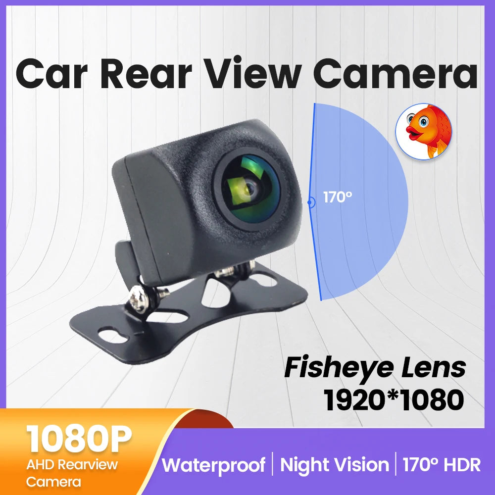 Universal Rear Camera — 1080P, Night Vision, Waterproof