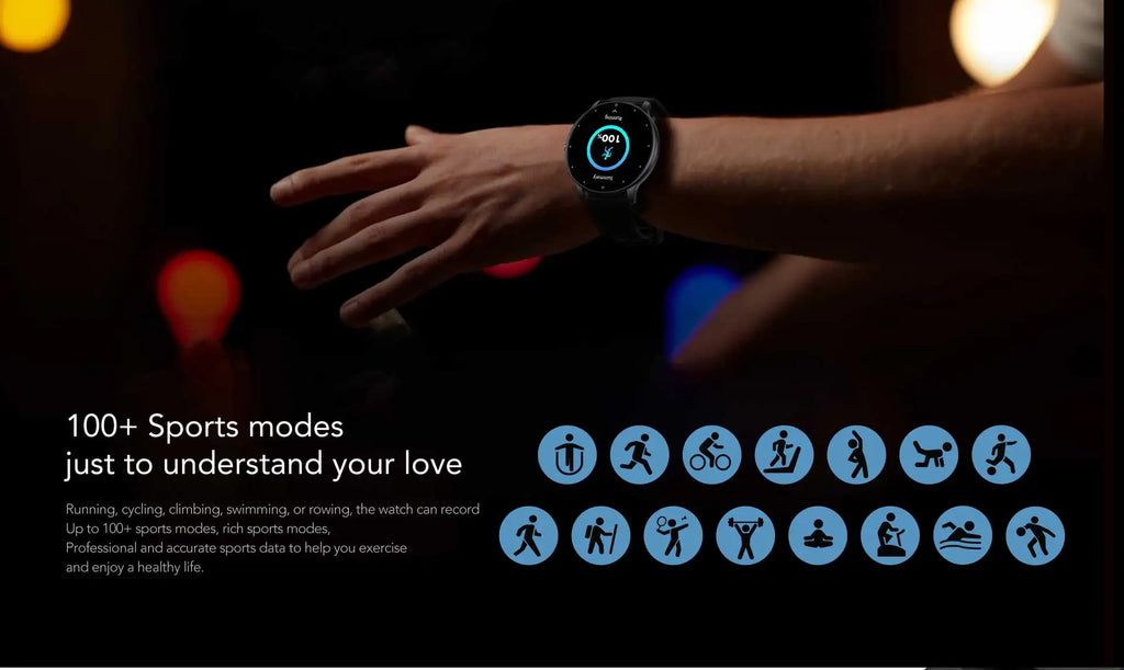 OLEVS 8201 Watch — IP67, Fitness Tracking