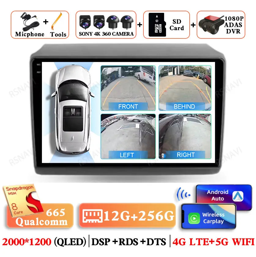 Android 15 Car Radio — Compatible with Fiat Ducato | 5G WiFi | GPS