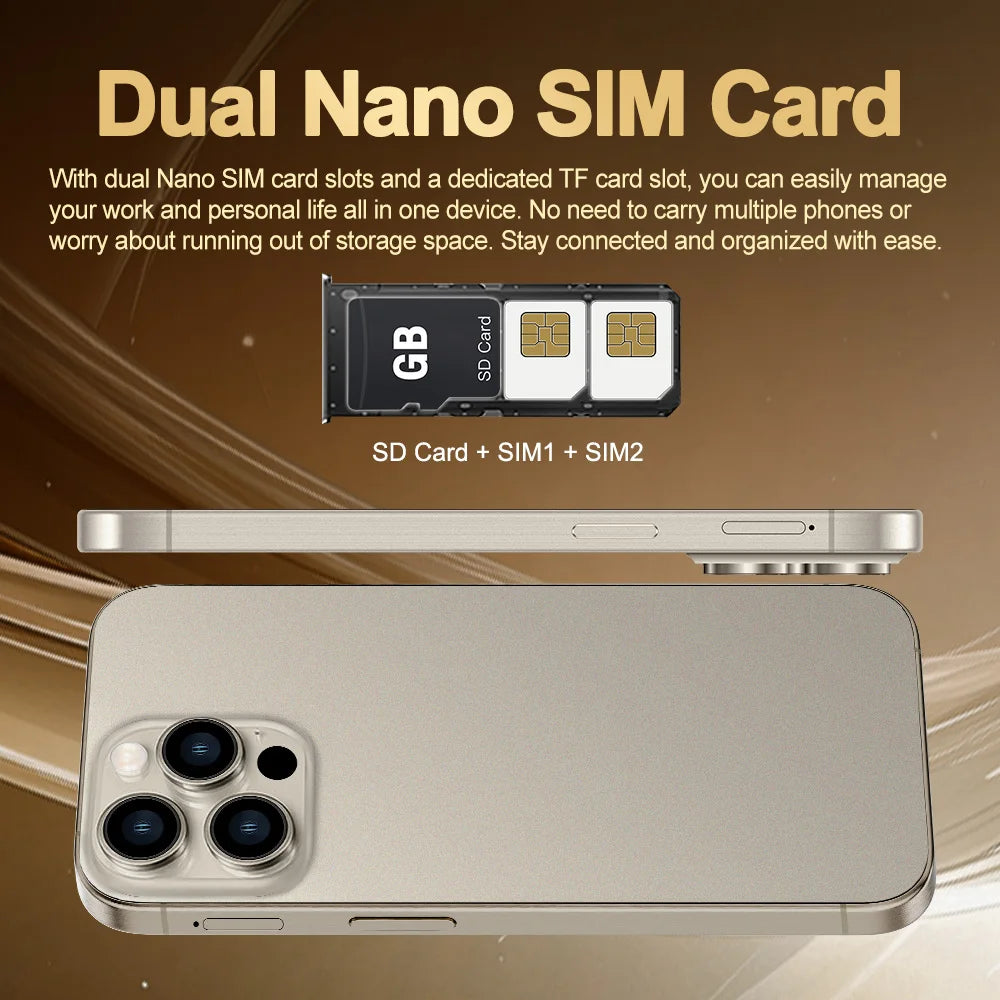i16 Pro Max Display — AMOLED, Touch Screen