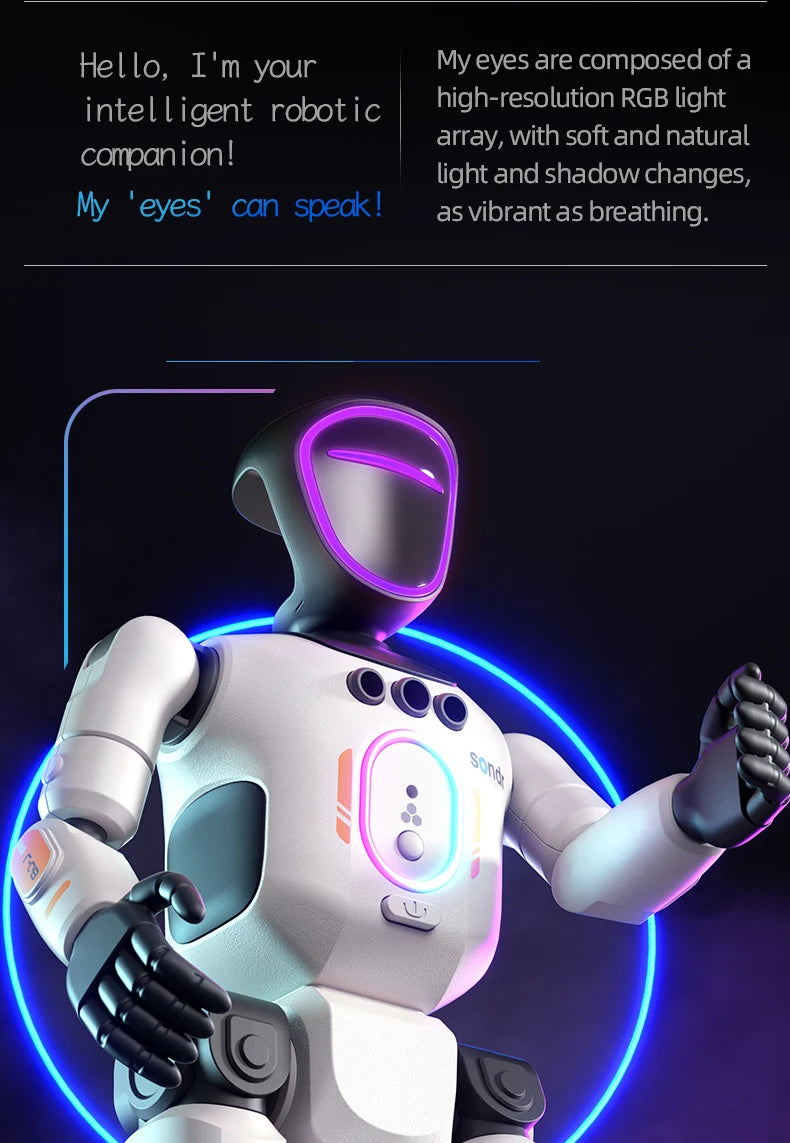 Intelligent RC Robot Programming Gesture Sensing Remote Controll Robots Smart Intelligent Dancing RC Robot Toy Gift for Kid R40