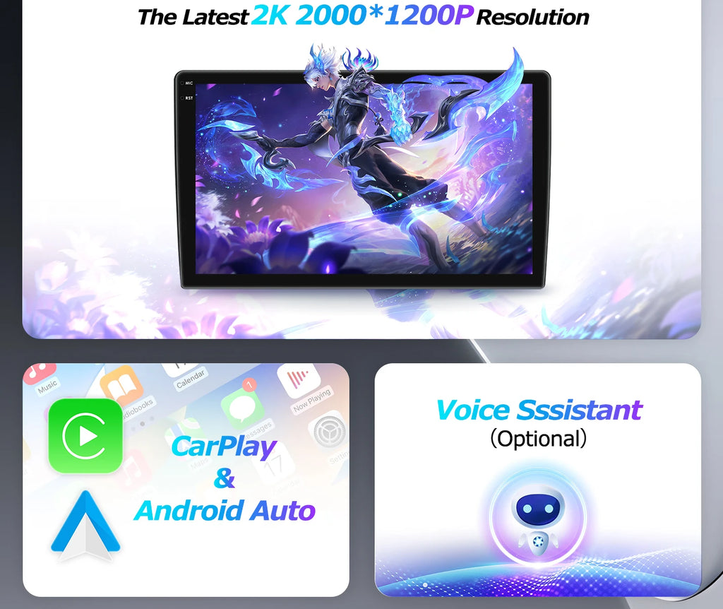 Ford C-MAX/Kuga — Android 16, GPS, CarPlay