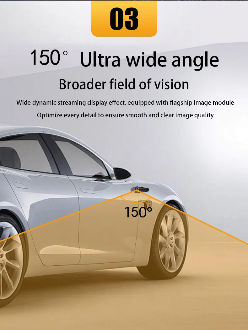 12" 4K Dash Cam — 360°, ADAS, Parking Mode