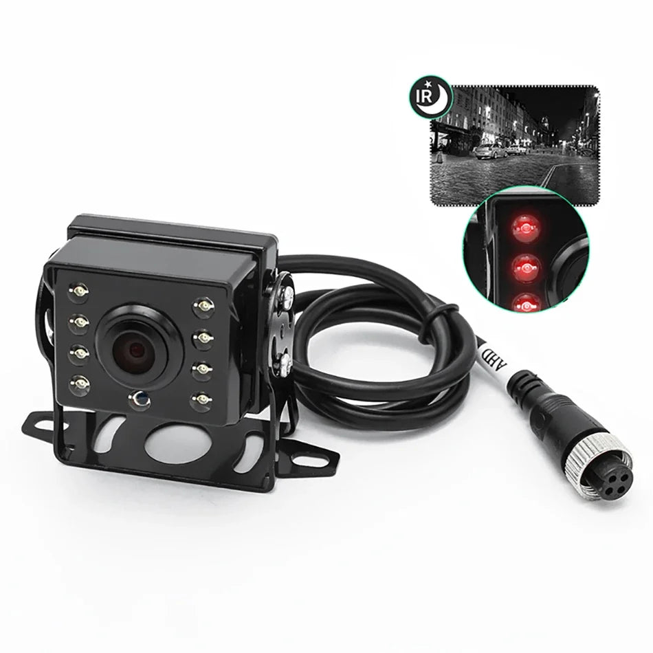 KI-Blindbereichsradaralarm – 7" AHD 4-Kanal Split-Screen DVR, LKW, Bus & SUV
