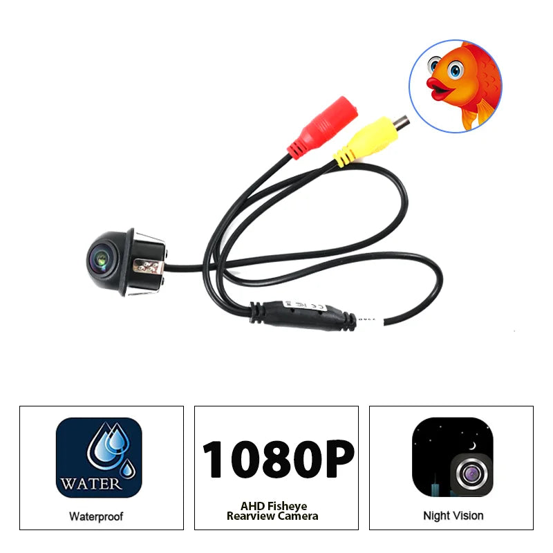 Universal Rear Camera — 1080P, Night Vision, Waterproof