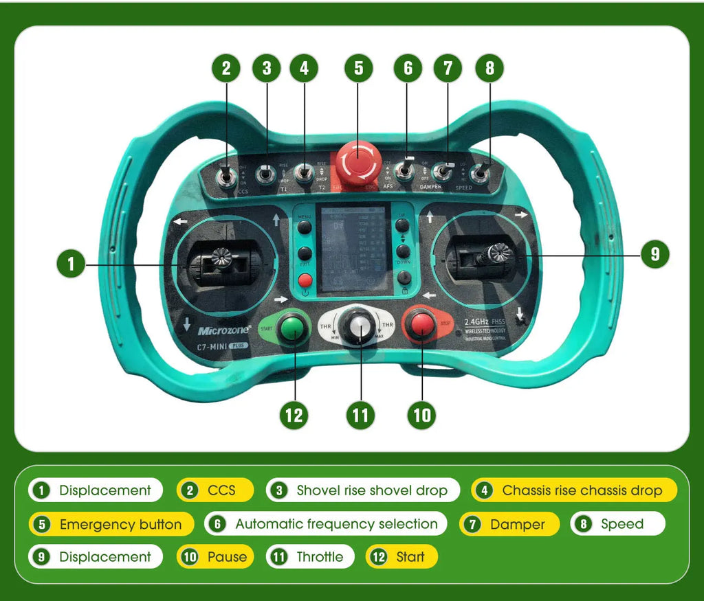 Remote Control Lawn Mower Automatic Smart Robot Lawn Mower Electric RC Grass Cutter for Garden Farm Hillside