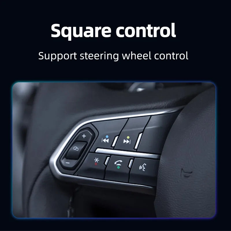 2-DIN Android Autoradio — 7/9/10", CarPlay, Android Auto, GPS, 4G, 8-Kern, 4GB+64GB