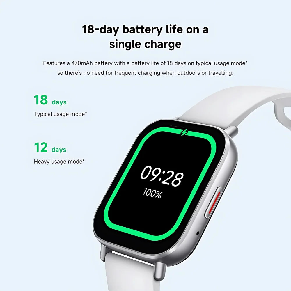 Redmi Watch 5 Global — 2,0 Zoll 60Hz AMOLED, GNSS GPS, über 150 Sportmodi, 7 Tage Akkulaufzeit