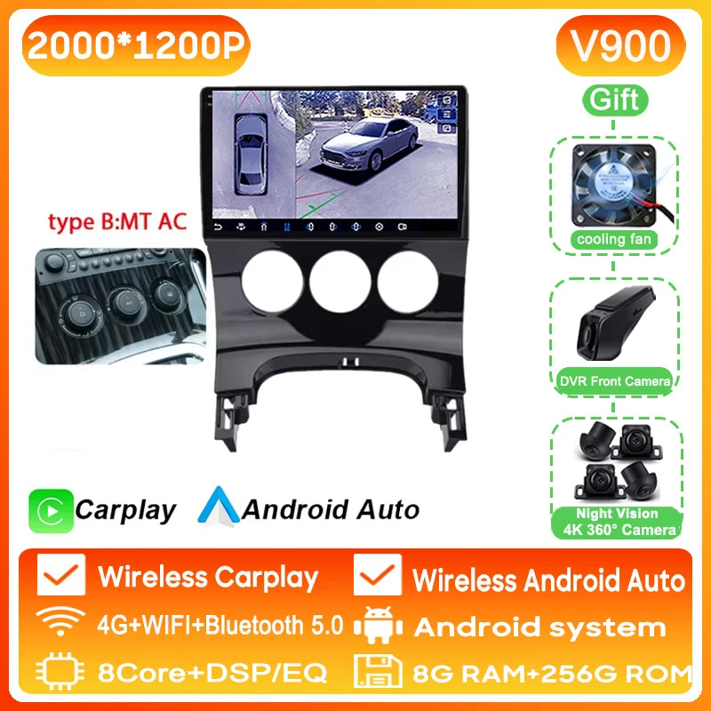 Peugeot 3008/5008 — Android 16, Wireless CarPlay