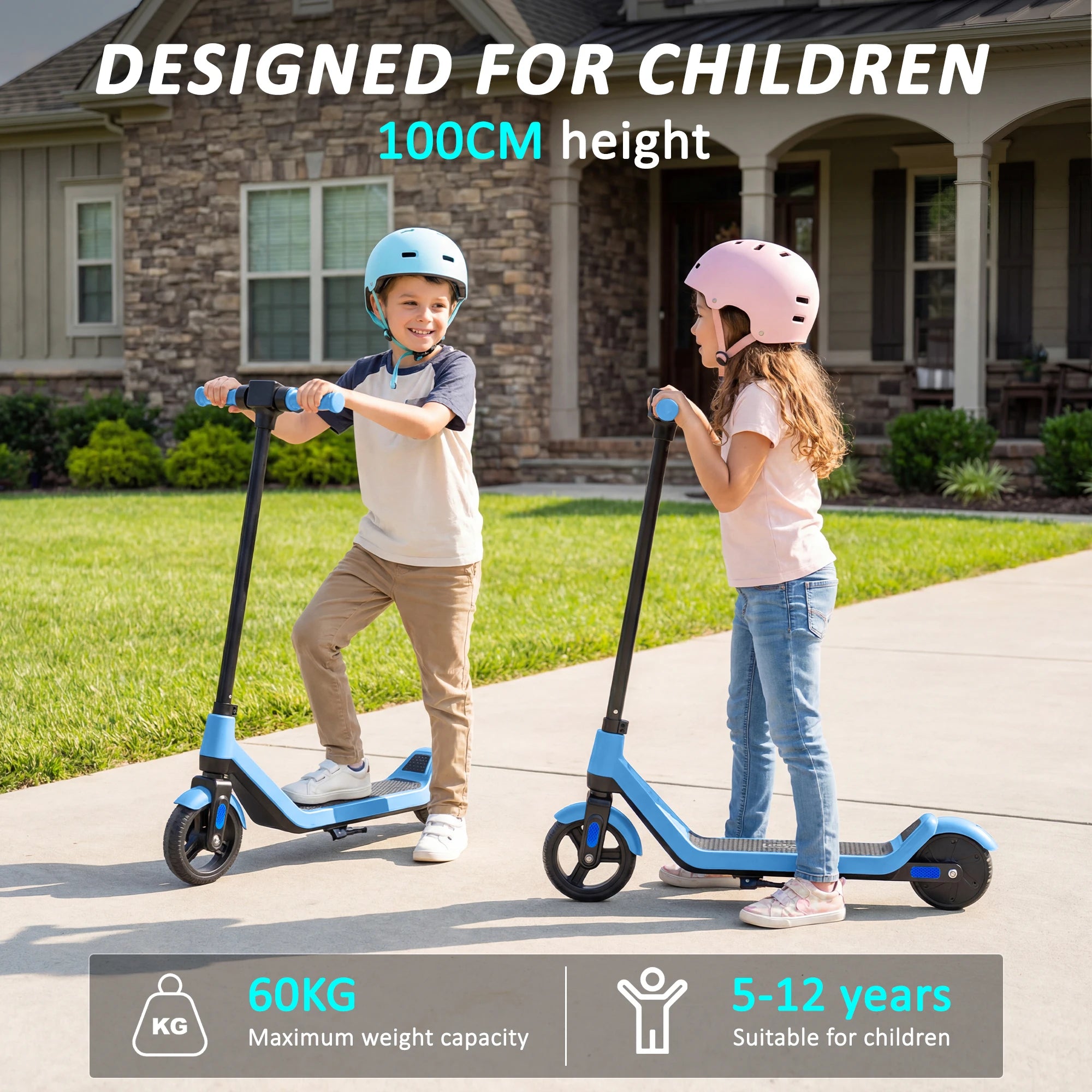 Todimart Electric Children, maximum speed 16 km/h, range 8-10 km, children 6-12 years old, LED screen