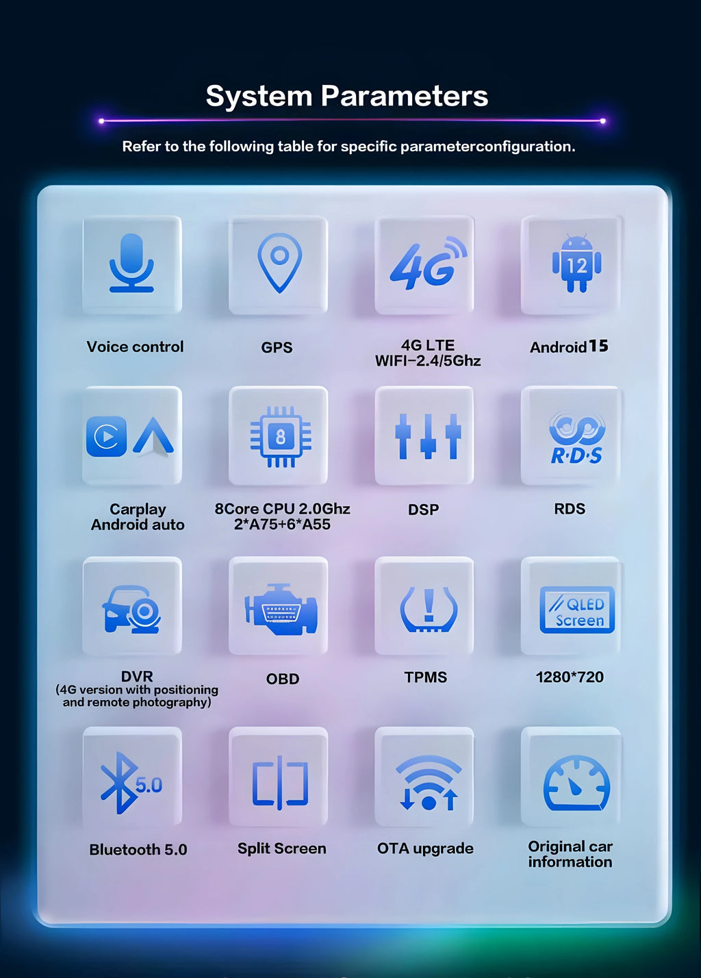 Isuzu D-Max Autoradio — Wireless CarPlay, Android Auto