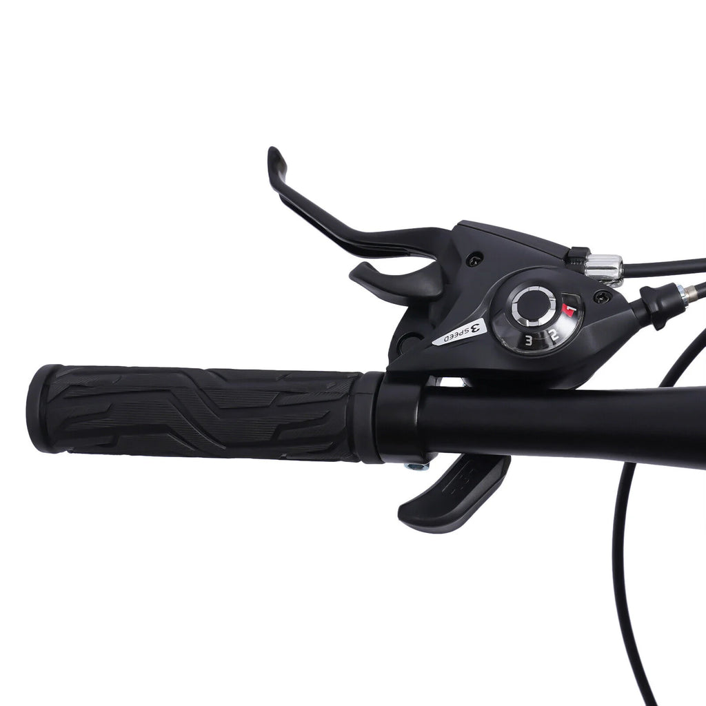 26 Inch Folding Mountain Bike 21 Speed Double Disc Brake Carbon Steel Frame Foldable Design 100kg Load Adult Bicycle