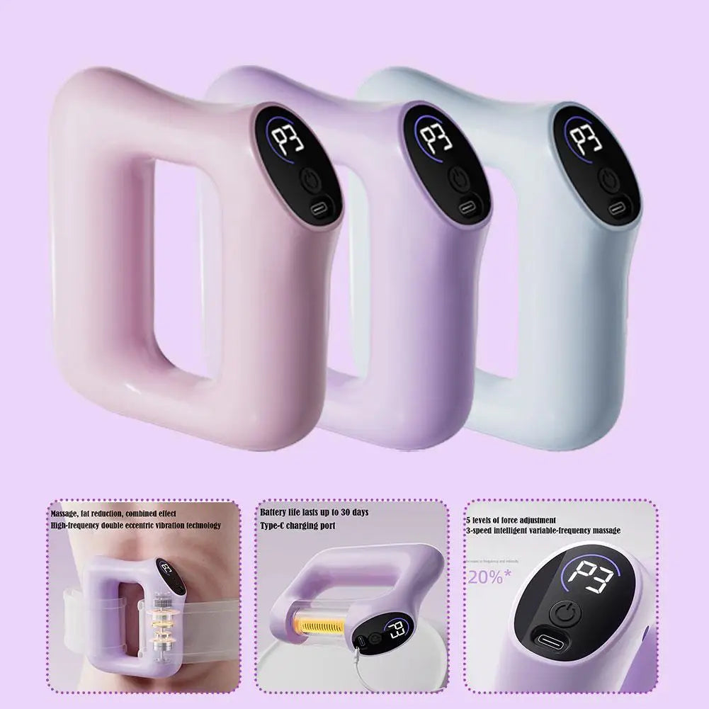 Full-Body Fascia Ring Multifunctional Exercise Vibration Fitness Massager Fat Burning Shaping Fat Slinger Deep Tissue Massage