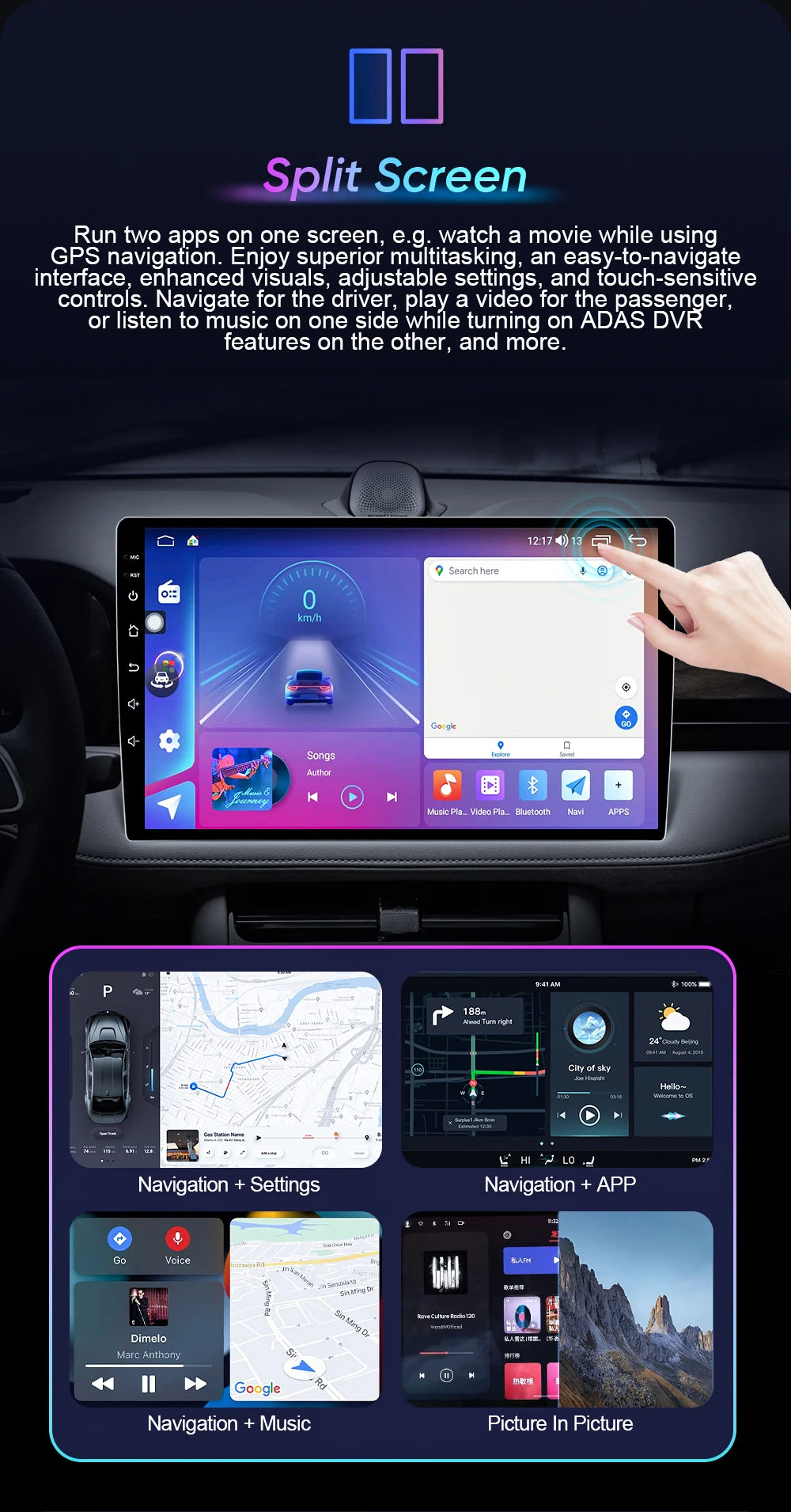 Peugeot 308 Car Radio — CarPlay, 5G WiFi