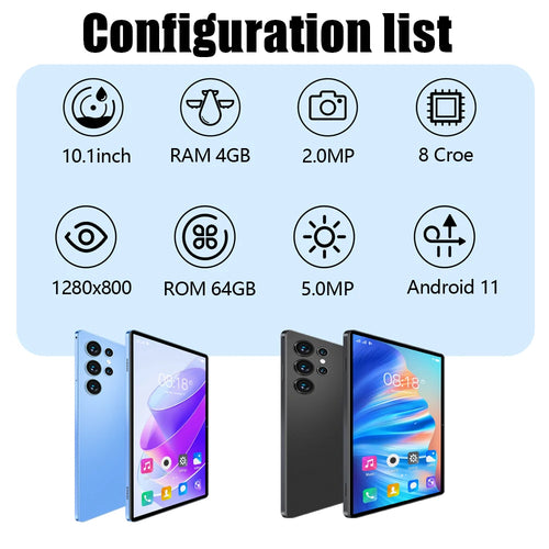2025 Hot Selling New H39 Android Tablet 5G 4GB+64GB Android 11 system 5000mAh Battery Global version — available at Teckeleck