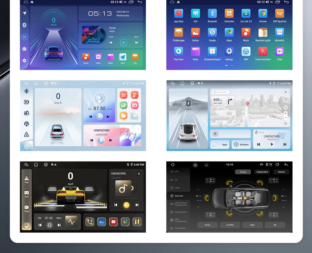 Ford C-MAX/Kuga — Android 16, GPS, CarPlay