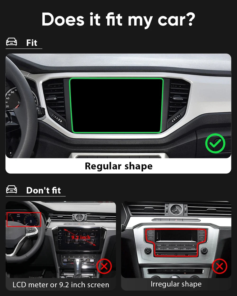 VW Polo/Jetta — Android 15, 2K QLED