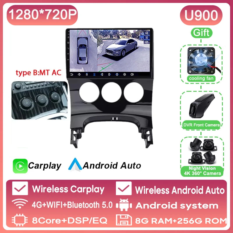 Peugeot 3008/5008 — Android 16, Wireless CarPlay