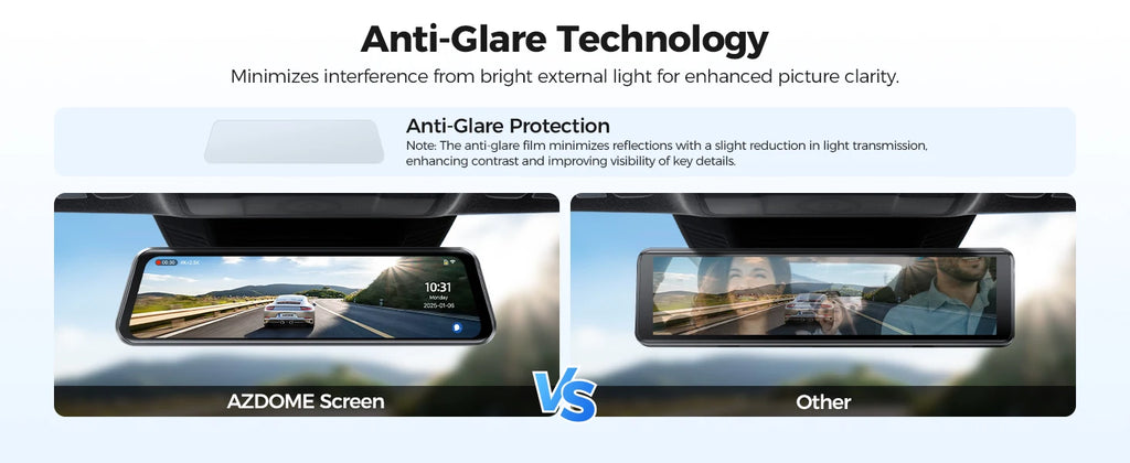 AZDOME PG17 MAX — 4K Dash Cam, GPS, Voice Control