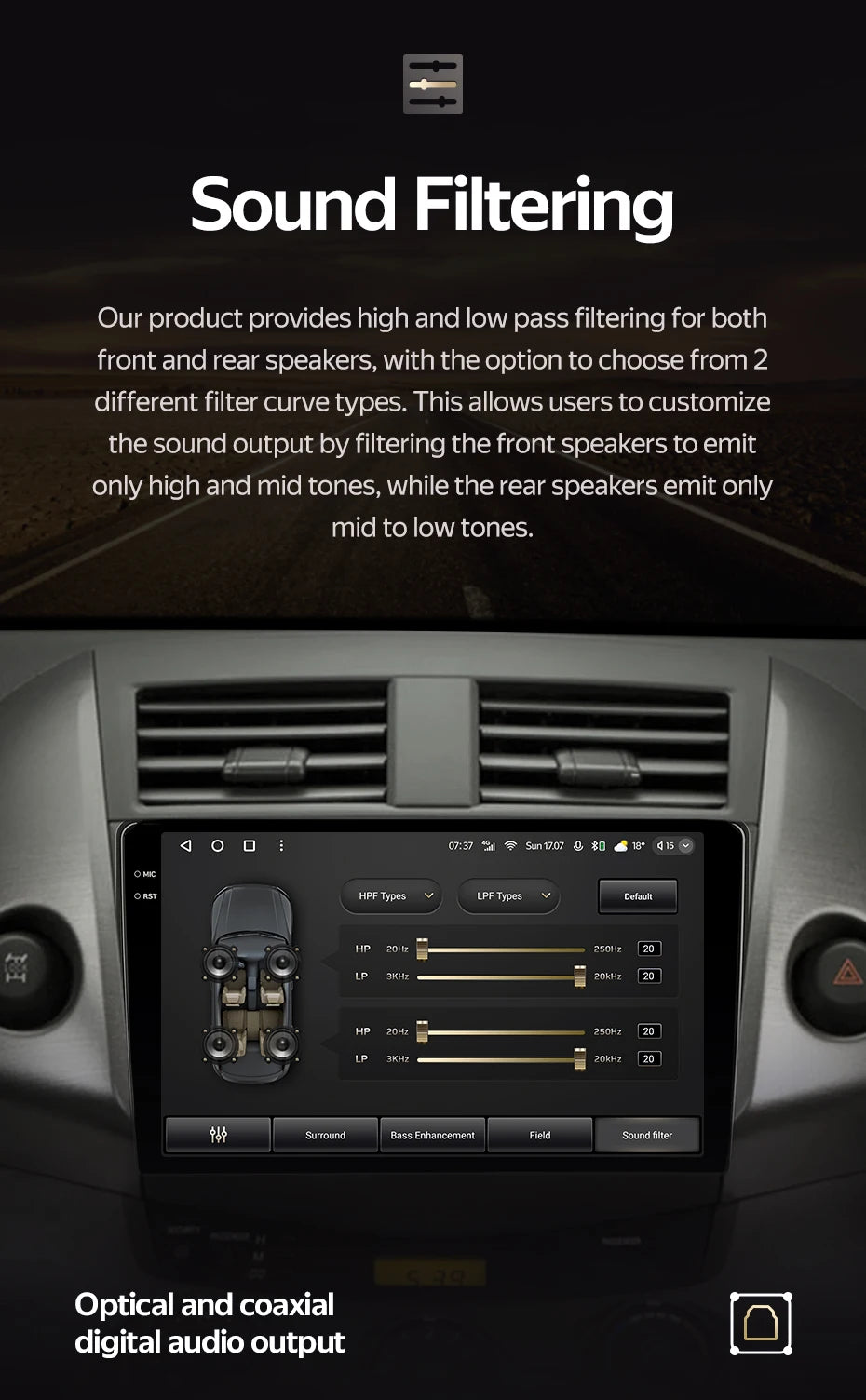 TEYES CC3 RAV4 — 2K GPS, Android 10, Multimedia