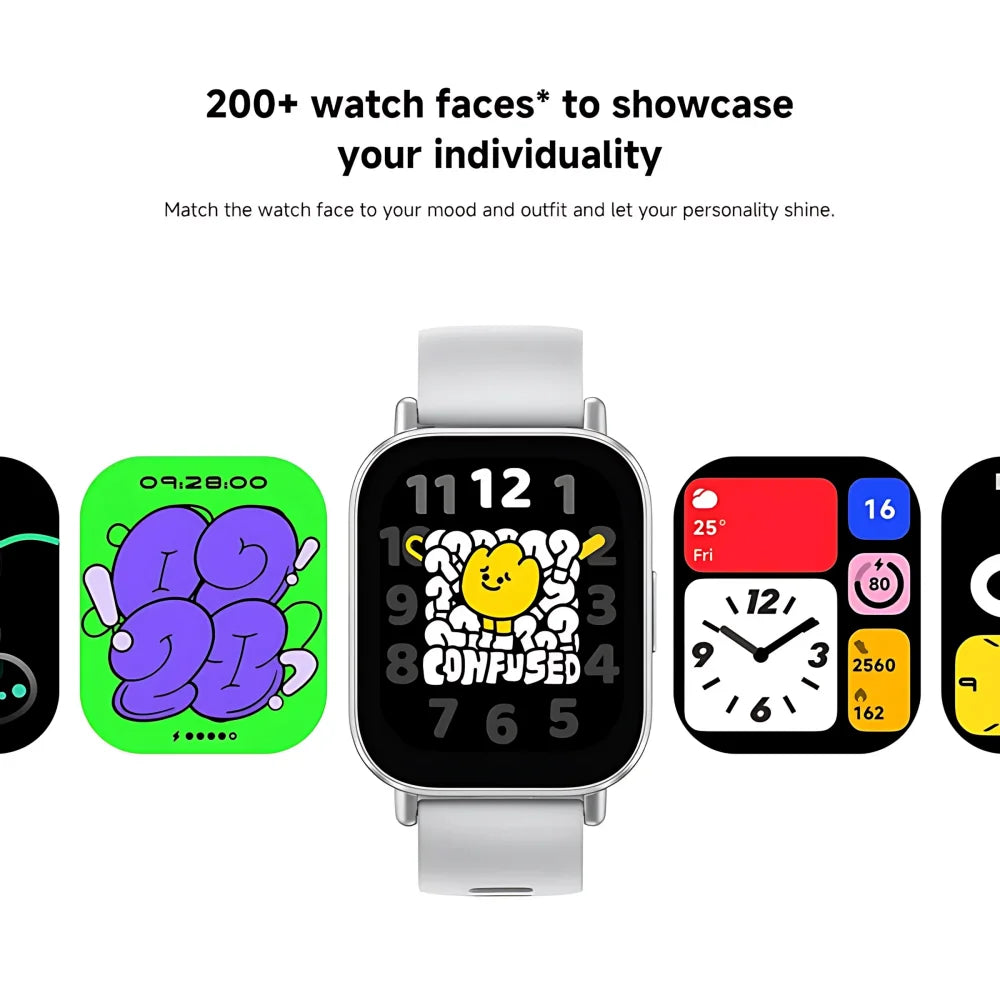 Redmi Watch 5 Global — 2,0 Zoll 60Hz AMOLED, GNSS GPS, über 150 Sportmodi, 7 Tage Akkulaufzeit