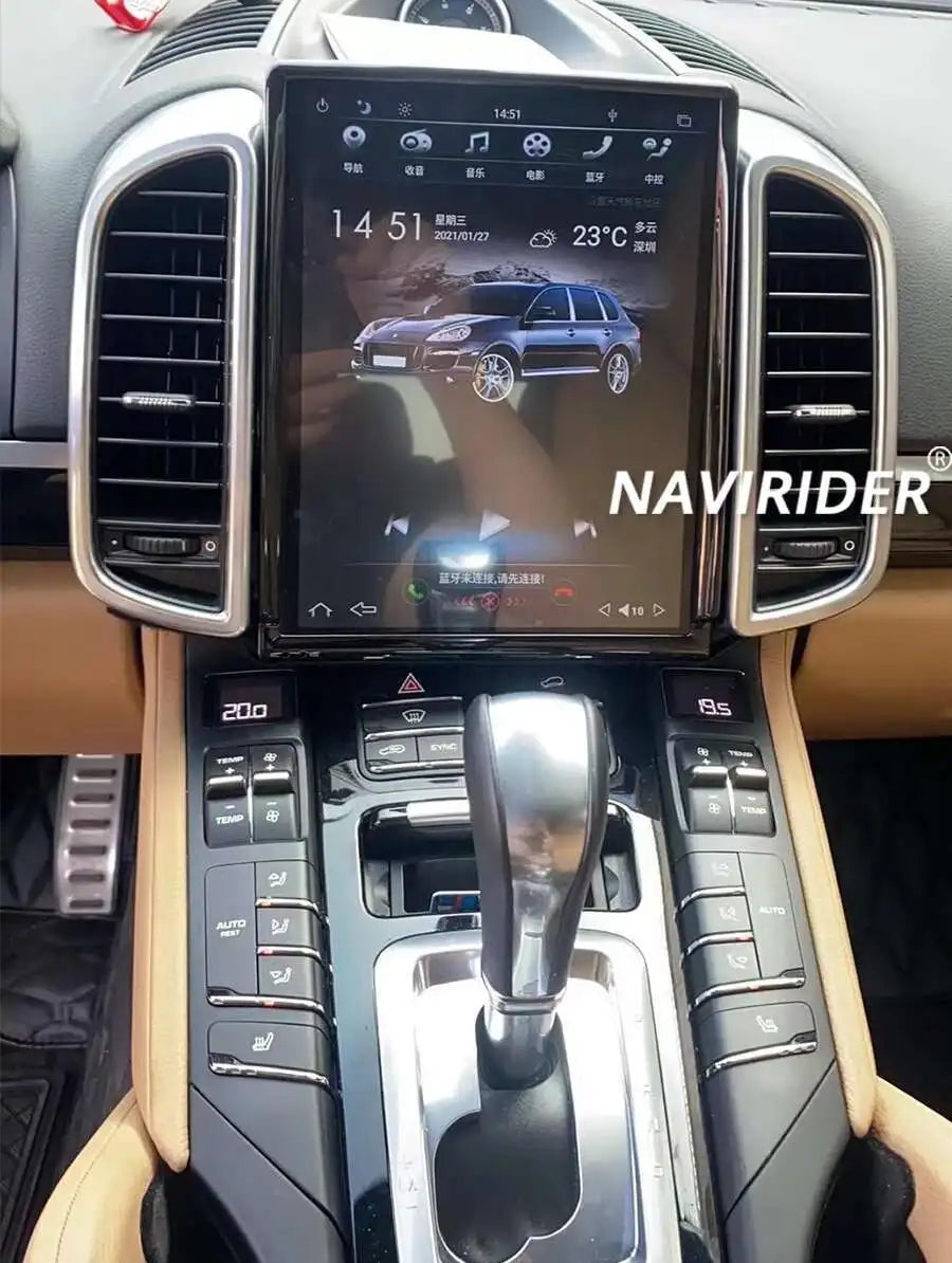 Android Autoradio — Porsche Cayenne 2010-2017, GPS, CarPlay, Multimedia DVD-Player