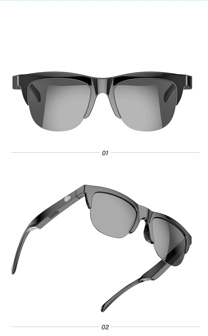 Smart Bluetooth Sunglasses — HiFi Audio, UV Protection