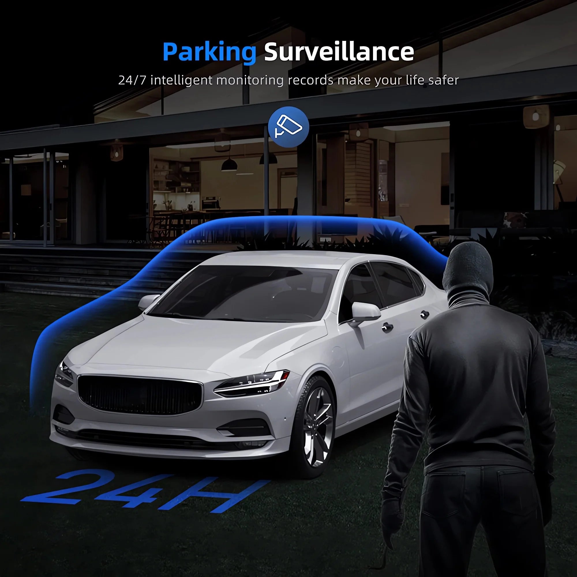 10" 4K Dash Cam — Dual Lens, GPS, WiFi