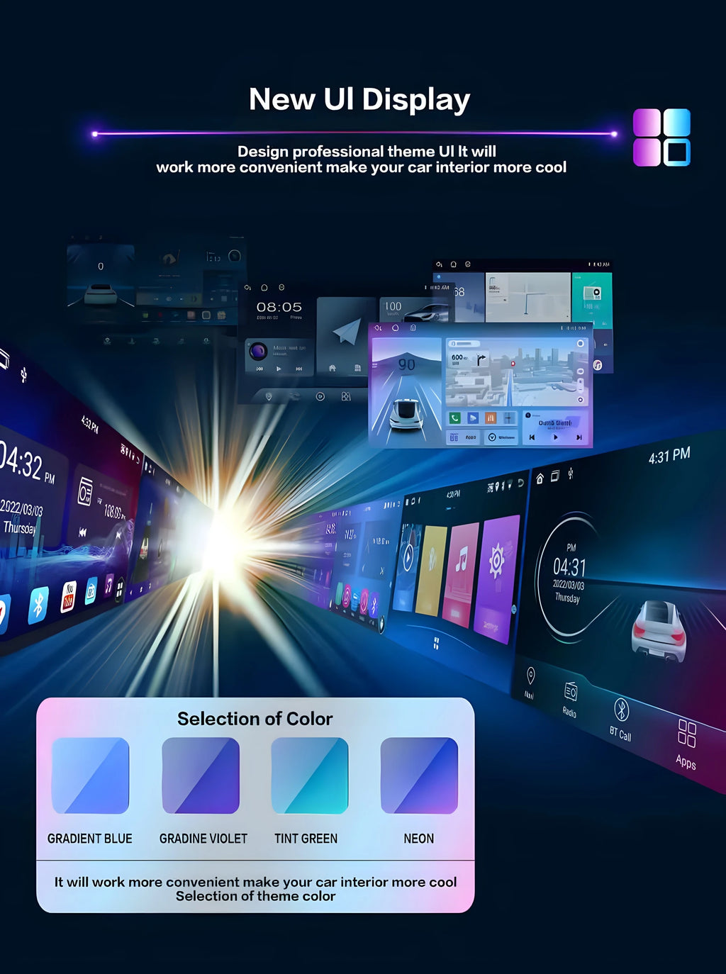Isuzu D-Max Autoradio — Wireless CarPlay, Android Auto