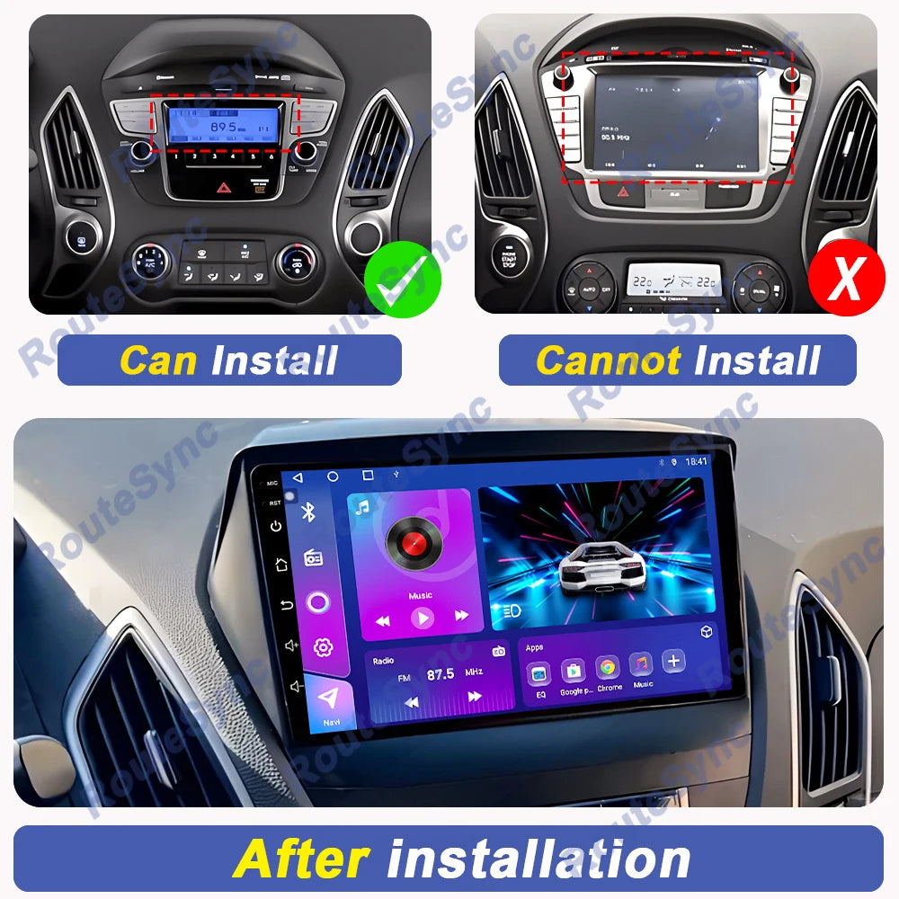 Hyundai Tucson Android 16 — 2K QLED, CarPlay