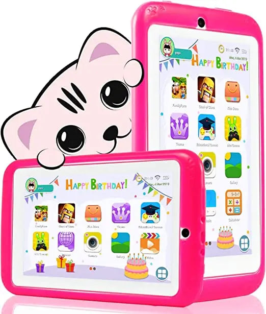 7" Kids Tablet — Dual Camera, Free Case