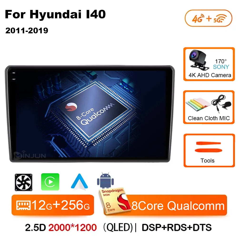 Hyundai i40 — Android 15, Wireless CarPlay
