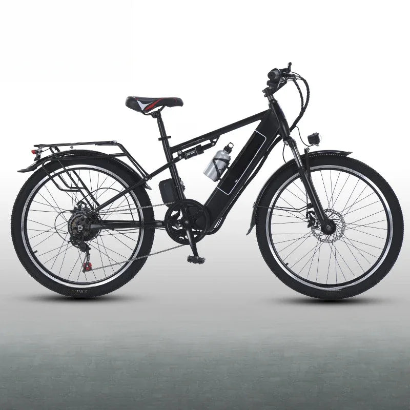26" Electric Bike — 400W Motor, 48V Battery
