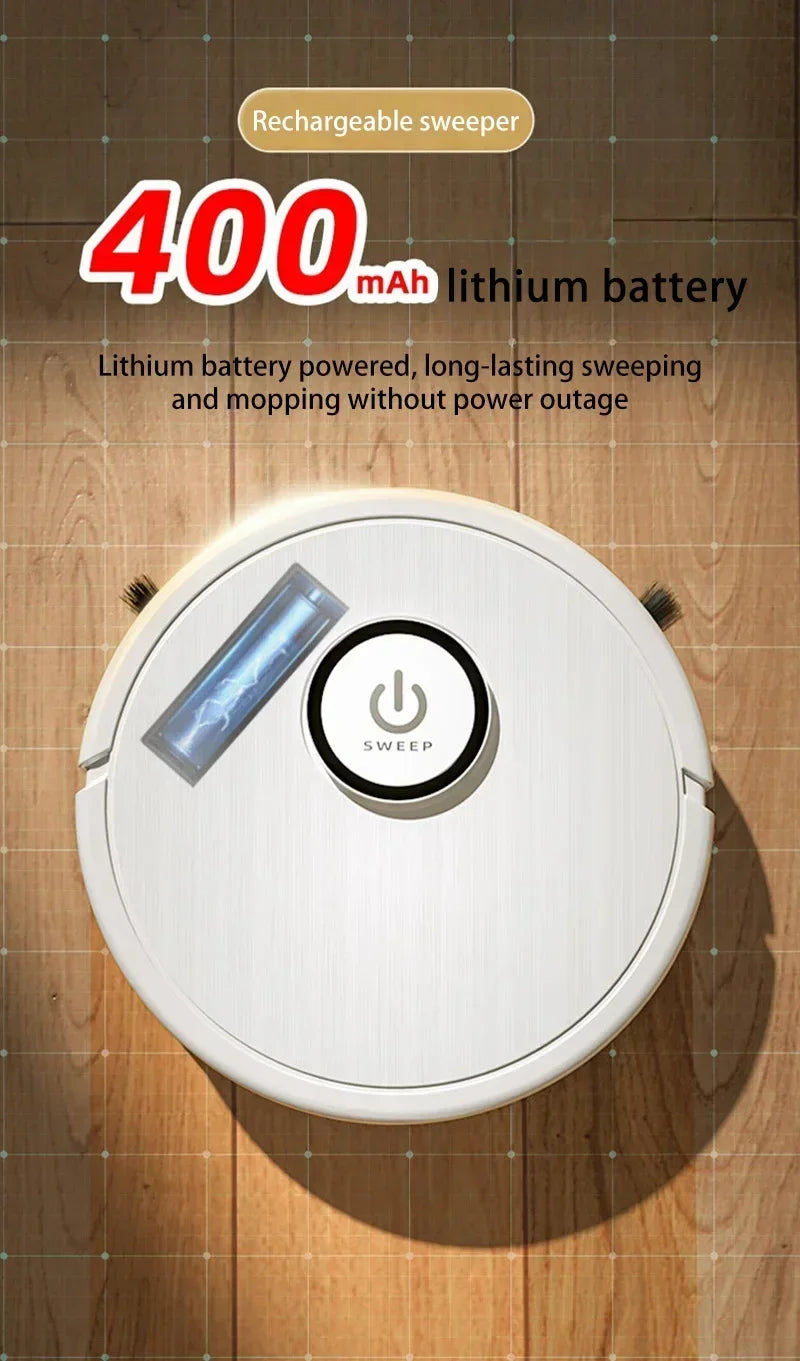Robot Vacuum Cleaner — 6000Pa, Laser Navigation