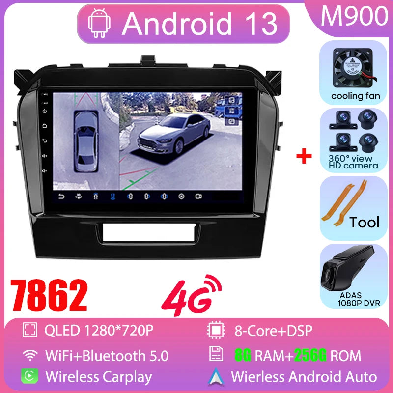 Suzuki Vitara — Android Car Radio, GPS, CarPlay