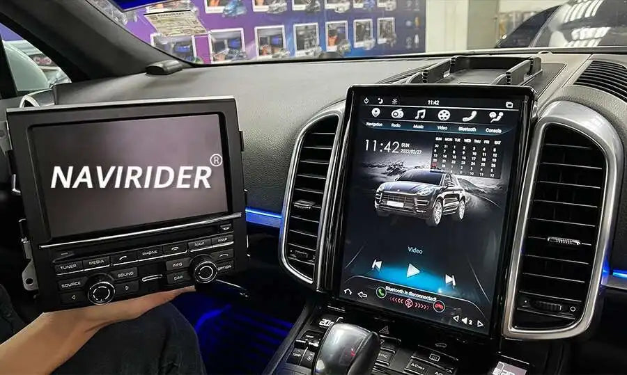 Android Autoradio — Porsche Cayenne 2010-2017, GPS, CarPlay, Multimedia DVD-Player