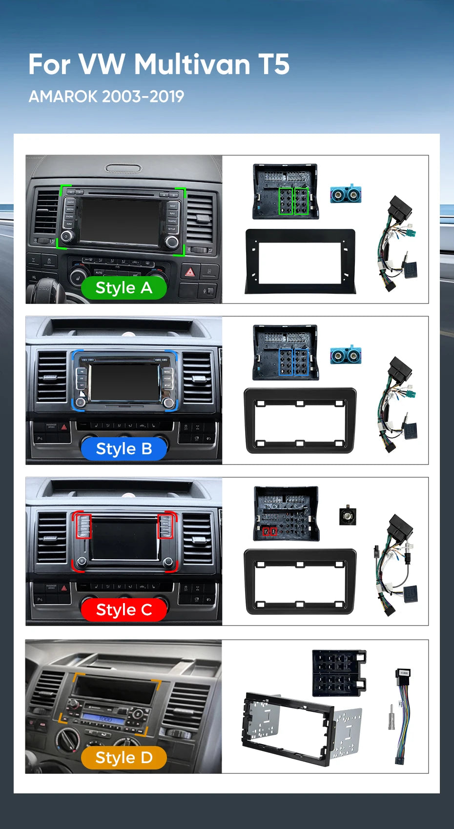 VW Amarok/T5 — Wireless CarPlay, HDMI, Android