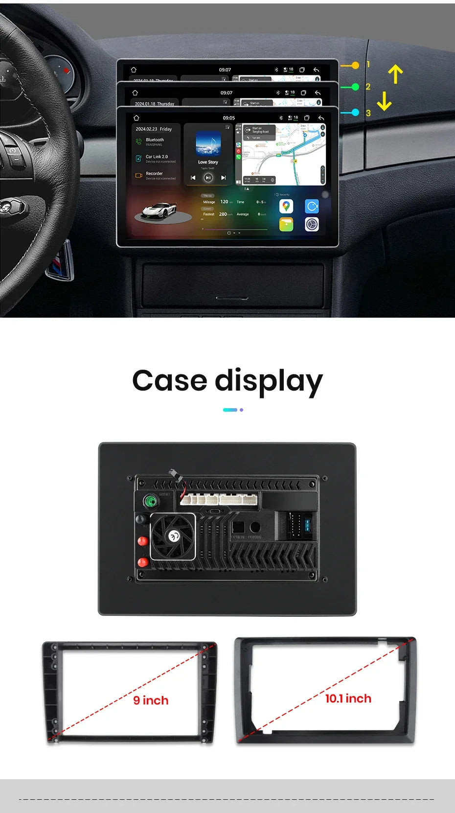 Junsun Renault Trafic — 2K, Wireless CarPlay
