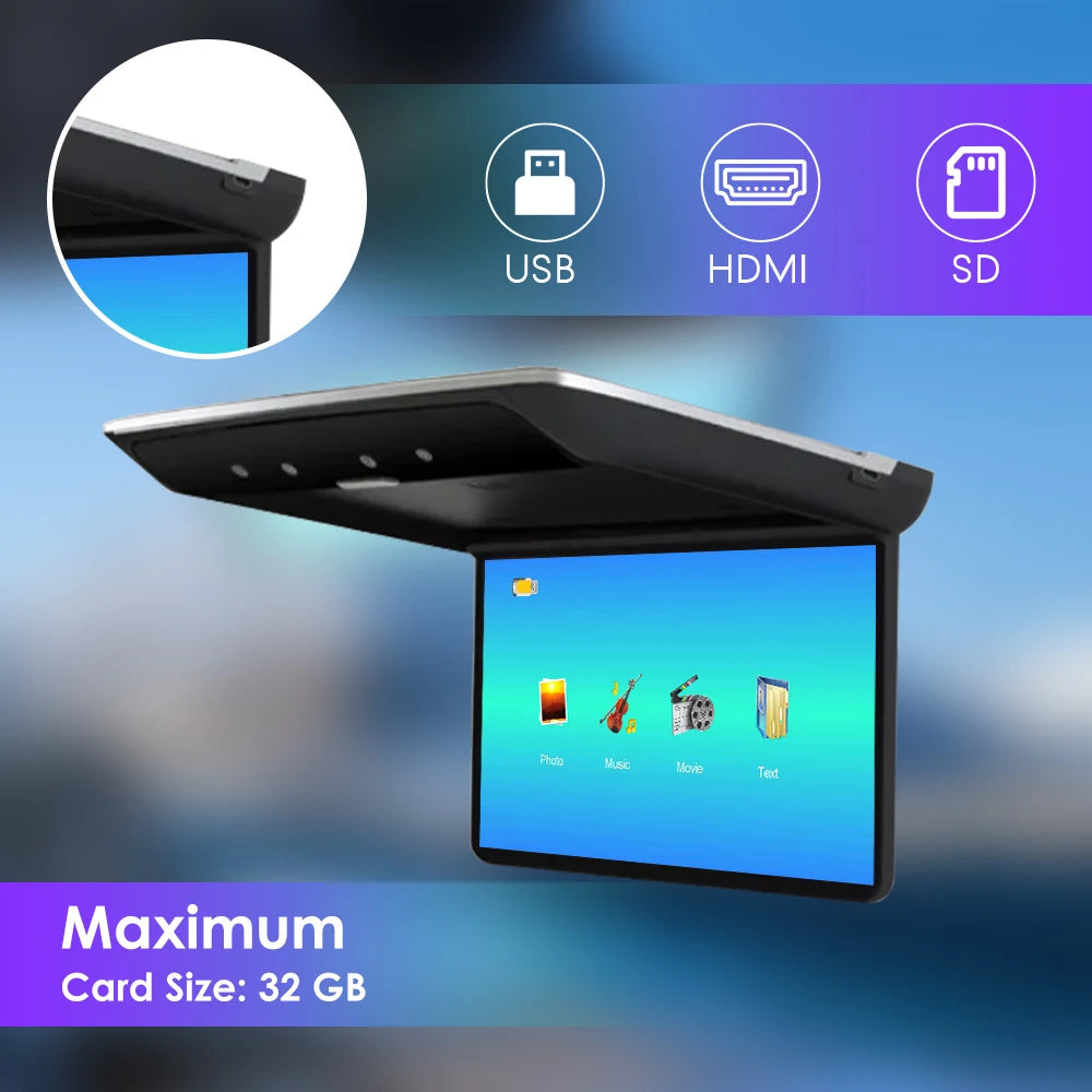 Roof Monitor 14" — 1080P, HDMI, Ambient Light