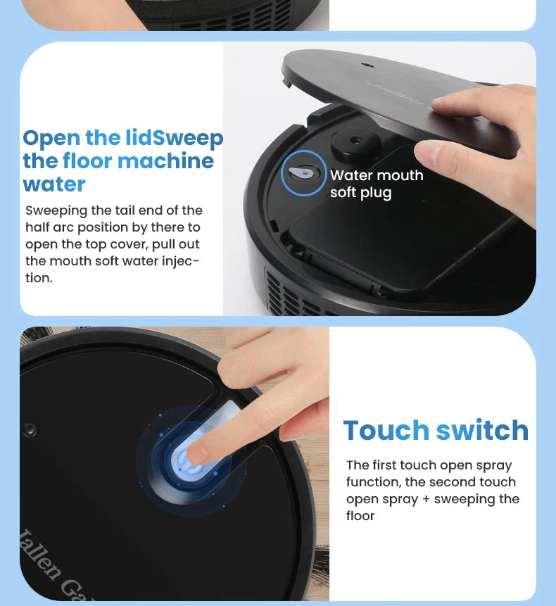 5-in-1 Robot Vacuum — Vacuum, Mop & Humidify