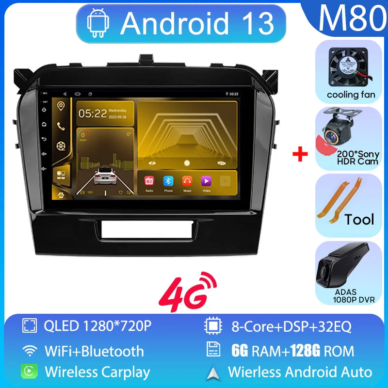Suzuki Vitara — Android Car Radio, GPS, CarPlay